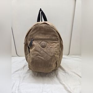 Joe Boxer Tan Nylon Mini Backpack Lightweight Travel Casual Bag